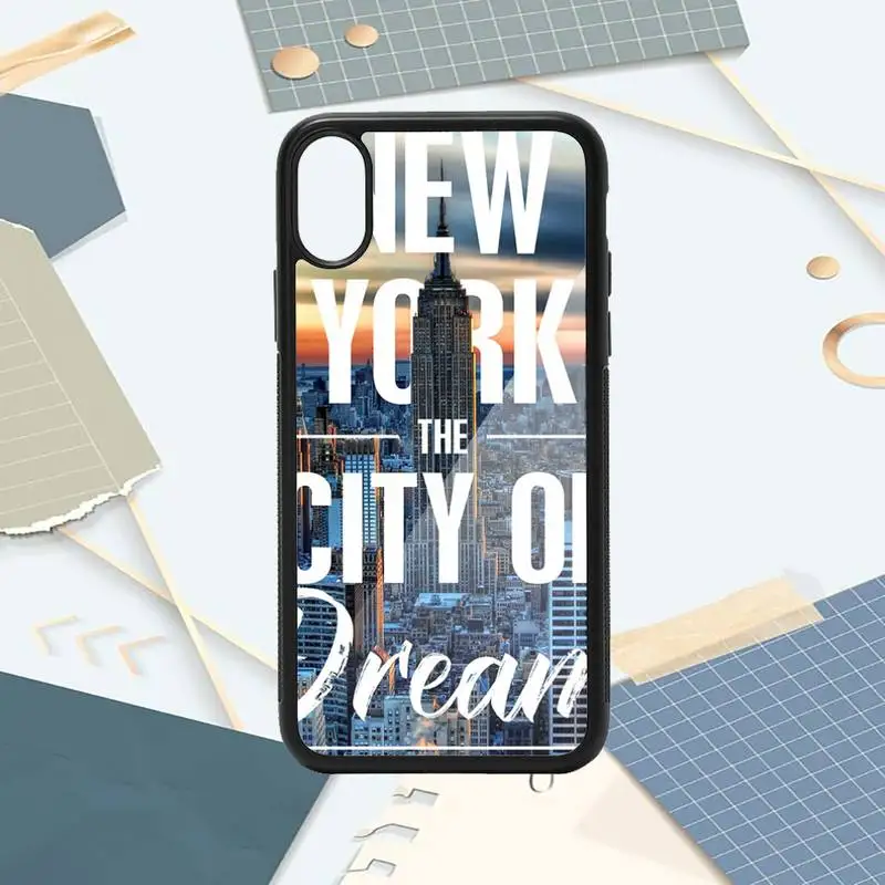 

New York City high quality Phone Case PC for iPhone 11 12 pro XS MAX 8 7 6 6S Plus X 5S SE 2020 XR
