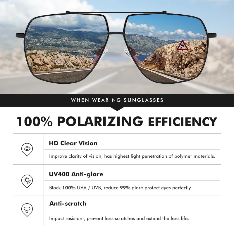 Солнцезащитные очки LM поляризационные для мужчин и женщин аксессуар вождения