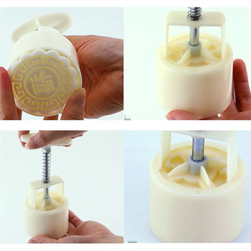 50-100g Plastic Moon Cake Molds Cookie Cutters With Stamps Chocolate / Press Cookies |