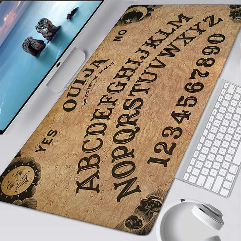

Ouija board Mouse Pad Anime Gaming Accessories Large 900x400 Carpet Gamer PC Mousepad Computer Keyboard LOL Desk Mat Mausepad