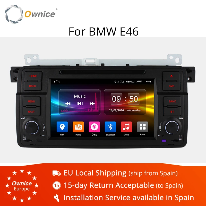 Ownice C500 Восьмиядерный автомобильный dvd плеер Android 6 0 для BMW E46 M3 Wifi 4G BT Радио 2 Гб ОЗУ 32