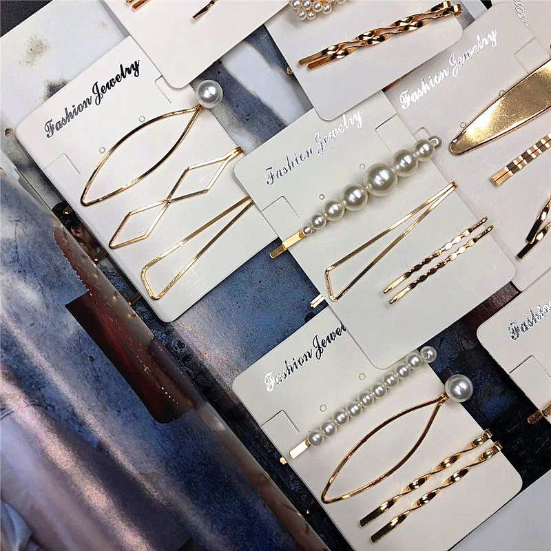 Свадебные женские аксессуары для волос модная Имитация жемчужная заколка