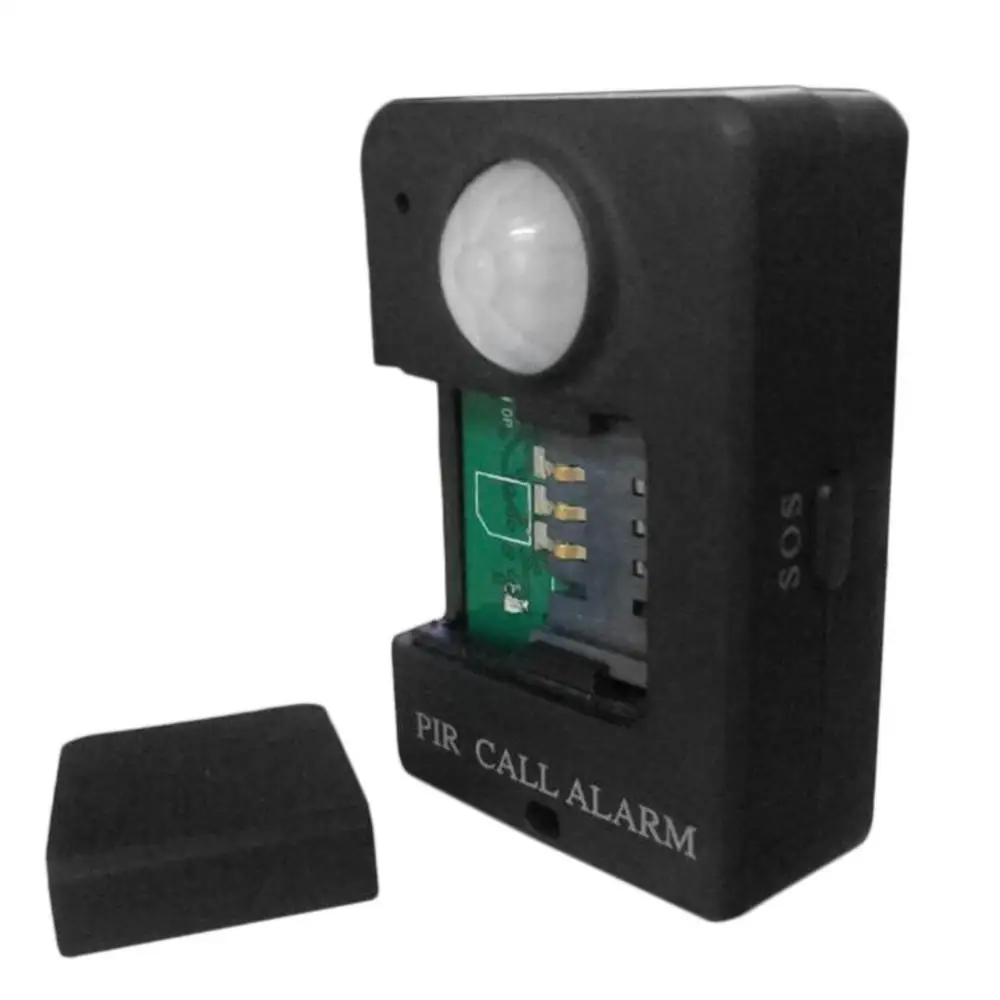 ЕС Plug Мини PIR оповещение Датчик инфракрасный GSM Беспроводная сигнализация