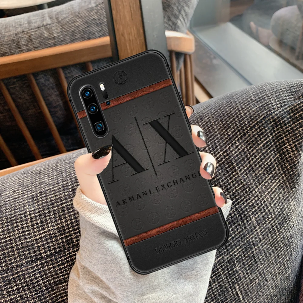 

Luxury Italian Brand Phone Case For Huawei P Mate 10 20 30 40 Lite Pro smart Z 2019 nova 5t black Shell Tpu Prime Luxury