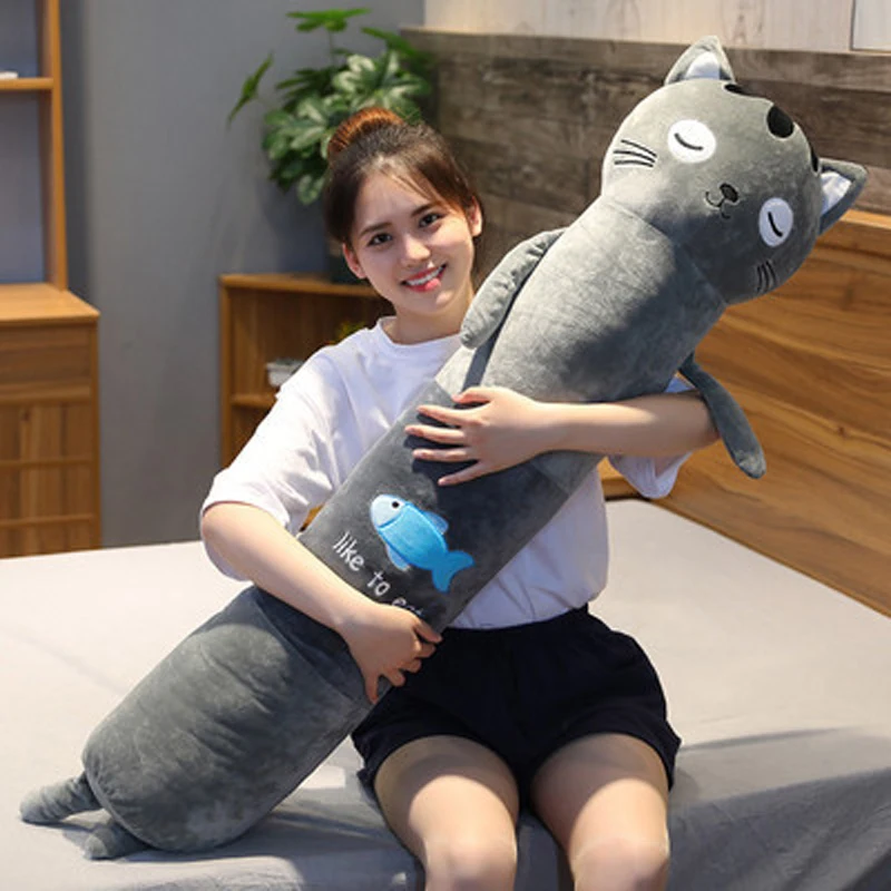 Babyinner мультяшная Подушка плюшевая кукла животного 90/140/170 см Милая Удобная подушка