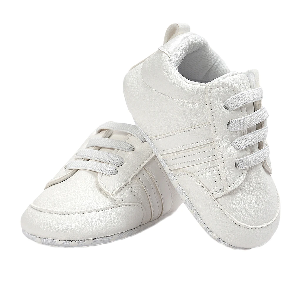 

New Baby 0-18 M Boys Artificial PU Dress Crib Shoes Soft Sole Pre-Walker