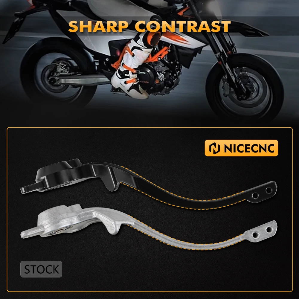 NiceCNC Motorcycle Brake Pedal Lever Anti-slip CNC Footrest For For KTM 690 Enduro R/690 SMC R 2011-2018 2012 2013 2014 2015 enlarge