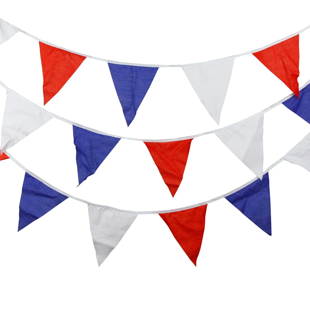 VE DAY Bunting красный белый синий треугольные 7 м 25 флаги для украшения 8TH MAY 75th C44 | Дом и