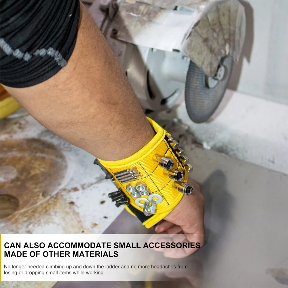 

Magnetic Strap Magnetic Screw Holder Tool Storage Wristband Factory Supplies