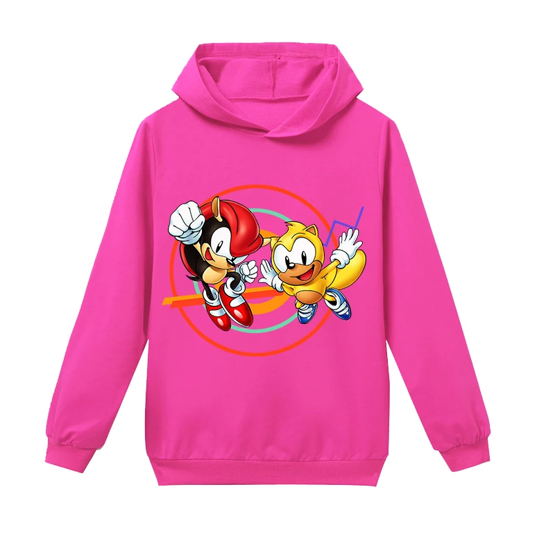 Детская толстовка с длинным рукавом весна-осень Супер Марио Соник модный костюм