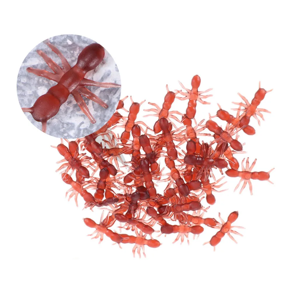 

100pcs Simulation Ants Fake Ants Interesting Prank Toys