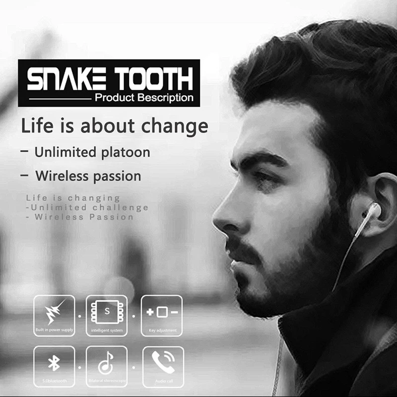 

Bluetooth Receiver 3D Surround Sound Bluetooth Adapter, Collar Type, Support Bluetooth 5.0, Transmission Distance Within 10