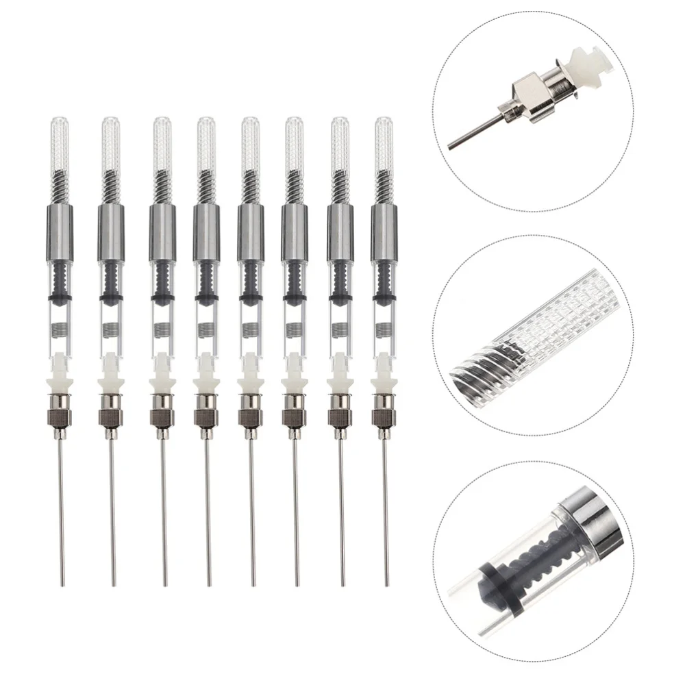 

8Pcs Useful Ink Device Fountain Pen Ink Fill Assistant School Student Supplies