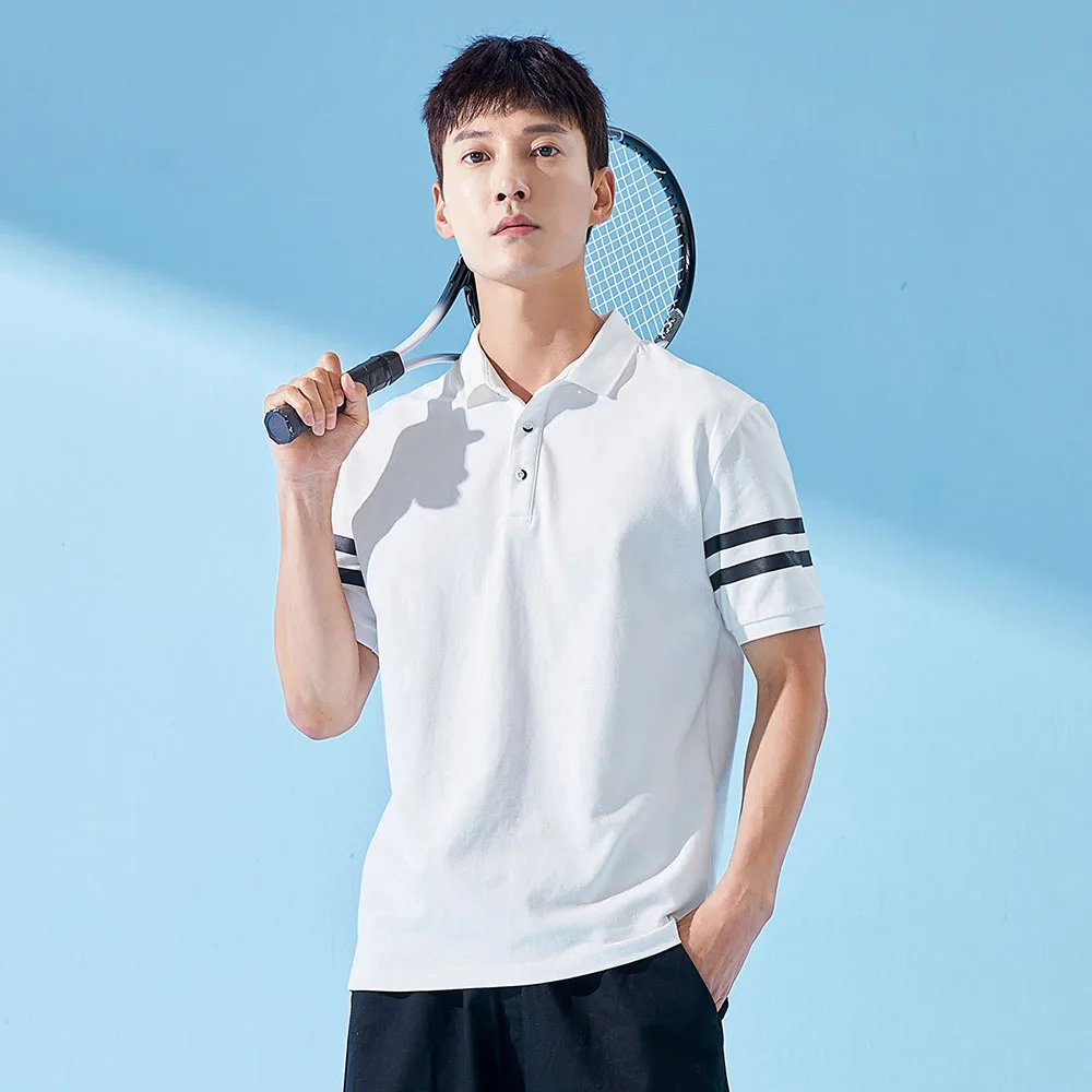 

2021 модные классические мужские рубашки поло из хлопка черные белые серые подходящие мужские футболки ADP130637