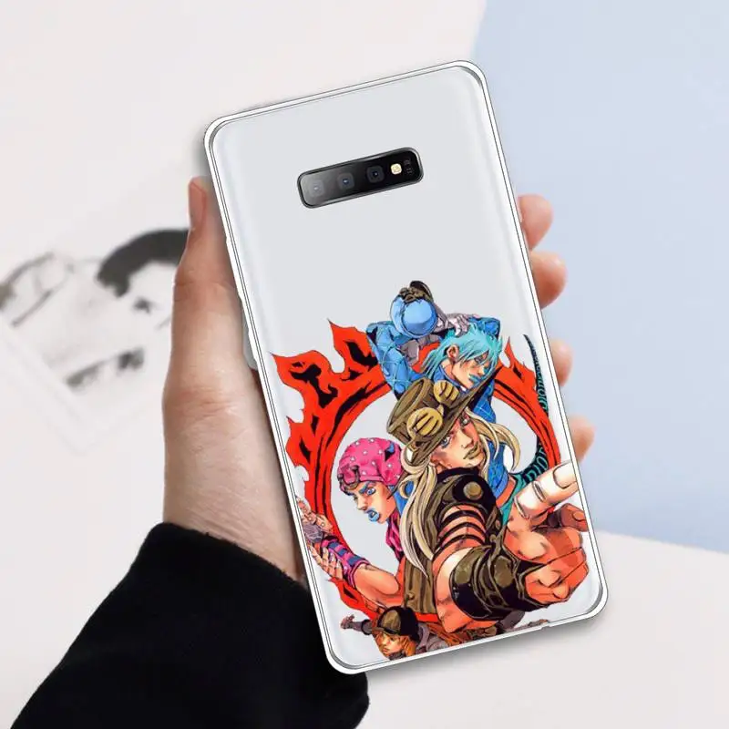 

JoJo's Bizarre Adventure JoJo Anime Phone Case Transparent For Samsung Galaxy A 71 21s S note 8 9 10 plus 20 ultra