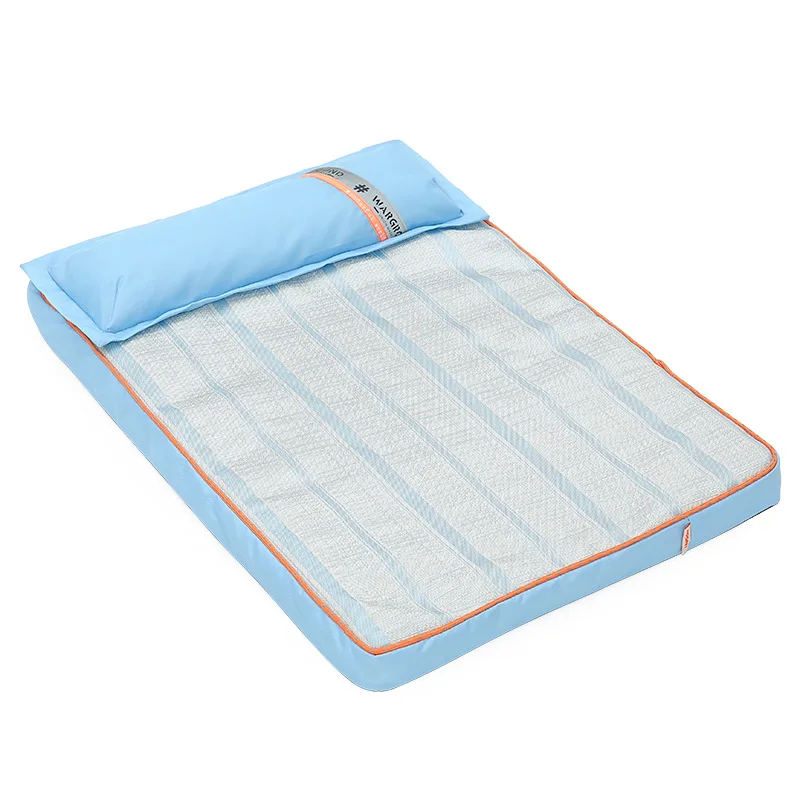 

Rectangular Cat And Dog Comfort Mattress High Support Sponge With Cooling Suface Pet Indoor Antiskid Bottom Sleeping Bed