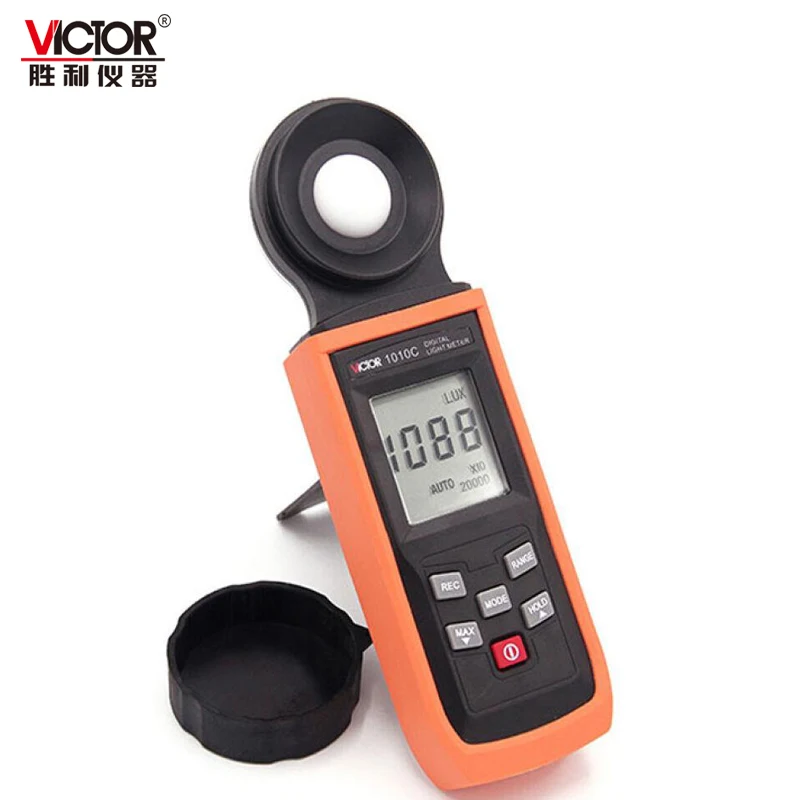 Victor 1010C 1010D Автоматический цифровой светильник Luxmeter 50000 + lux 0 1 фото ручной