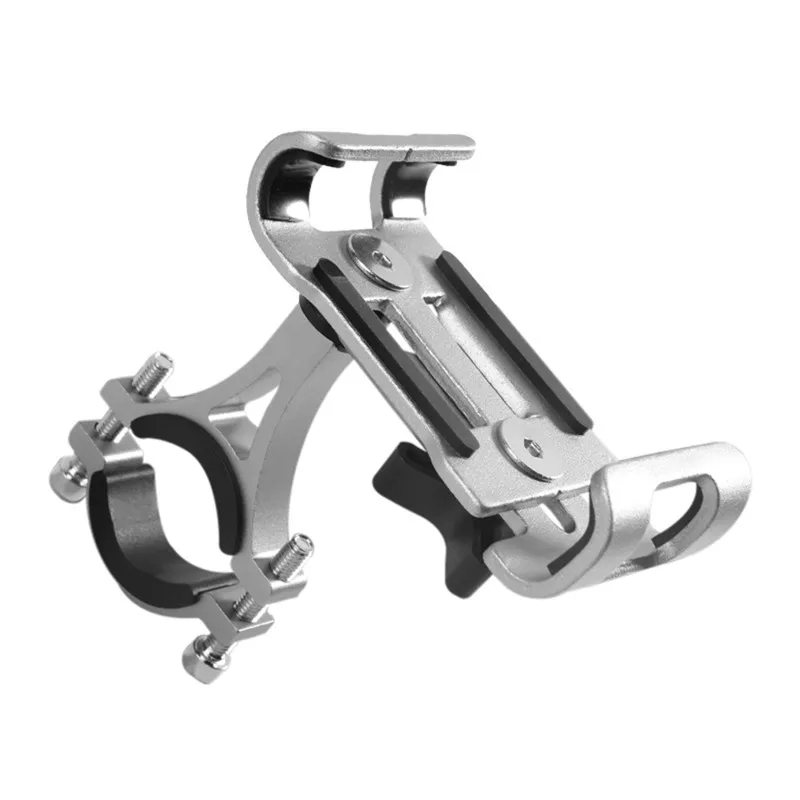 

Bicycle Mobile Phone Holder, 360 Degree Rotatable Metal Holder for Mountain Bike Handlebar and Navigation