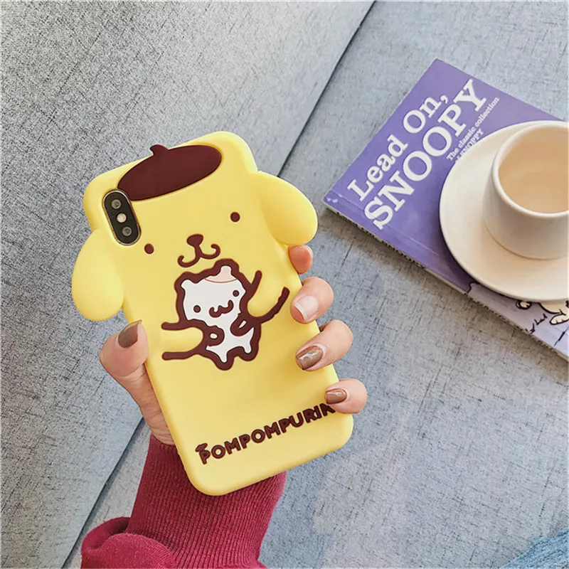 3D мультяшный милый розовый кролик для iPhone 11 Pro Max чехол мягкий силиконовый 7 PIus 11X10