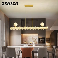 luxury led pendant lights modern restaurant chandeliers gold bar table lamp creative minimalist designer pendant lamps fixtures