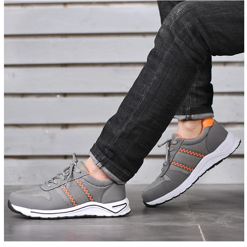 Защитная обувь для мужчин противопунктурная пуленепробиваемая из дышащей ткани