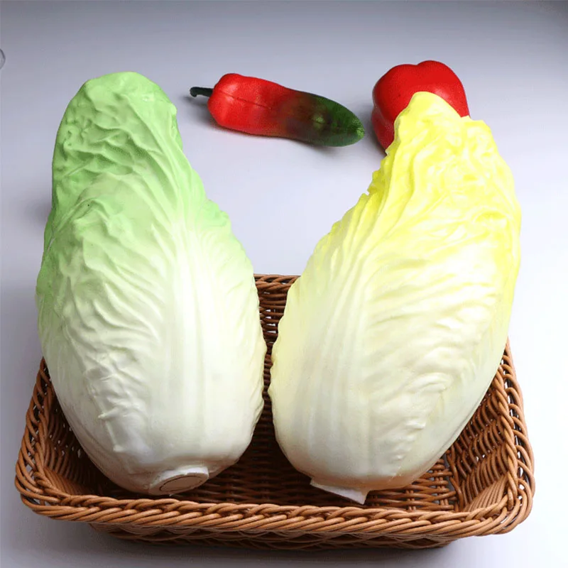 

Имитация высокой китайской капусты, капуста коhlrabi, желтая капуста, поддельные растения для шкафа, украшение для раннего развития, овощи c