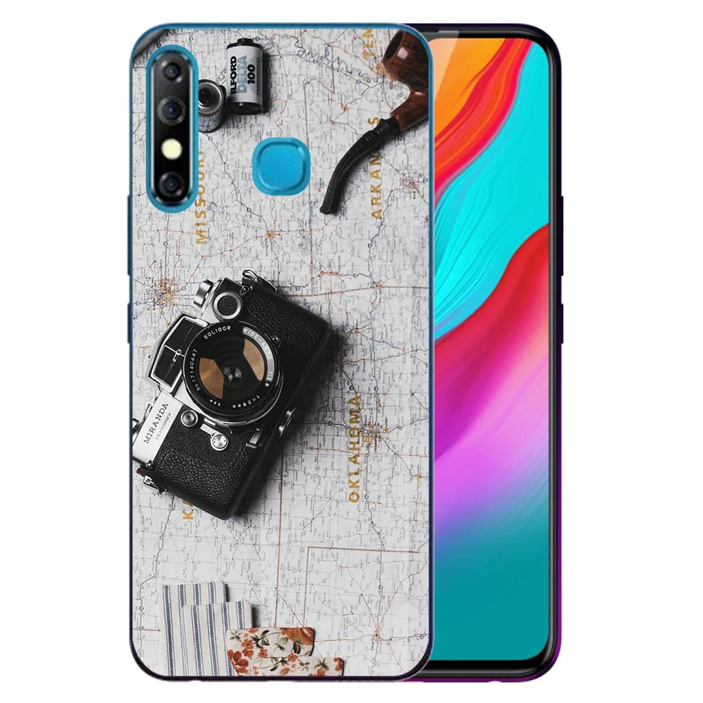 Для Tecno Camon 12 Spark 4 2019 6 52 дюймов мягкие ТПУ чехлы для телефонов и Чехлы силиконовые