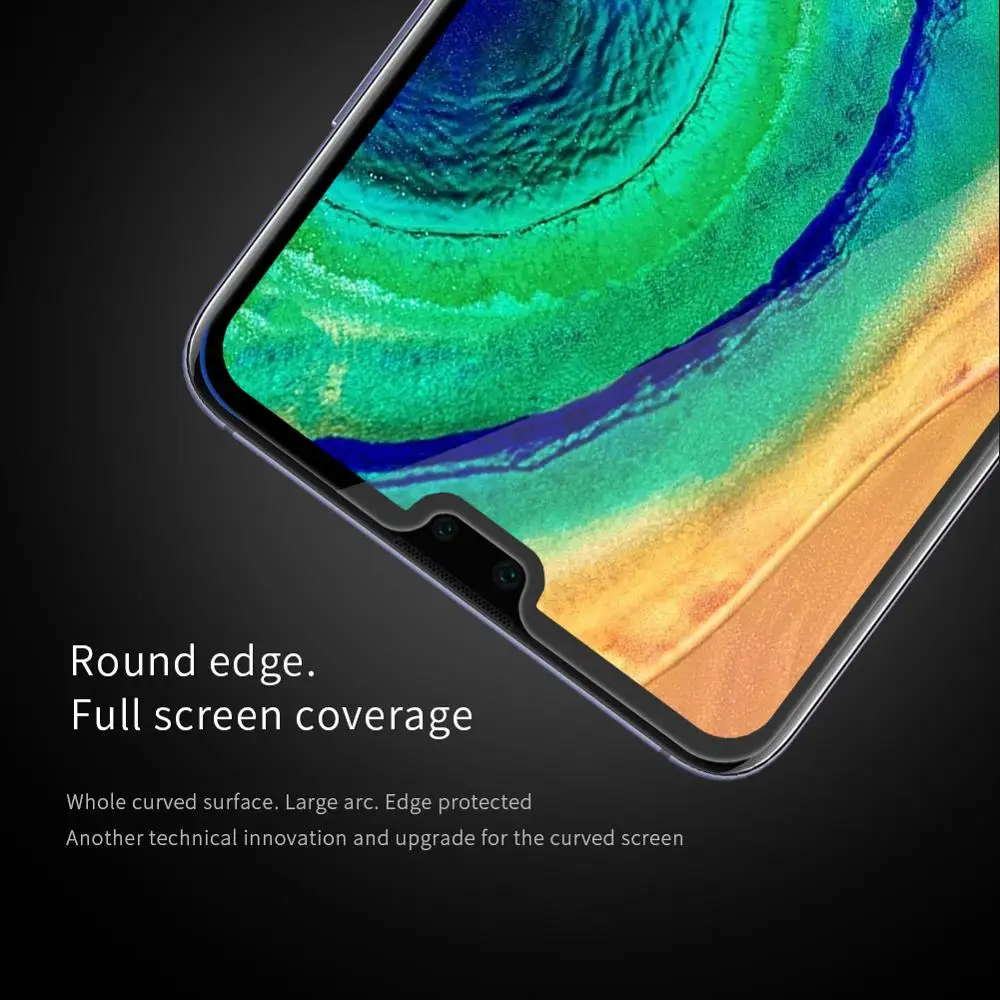 Nillkin для huawei mate 30 20 X 20X Защитное стекло для экрана XD полное покрытие 3D безопасное закаленное стекло для huawei P30 Honor 20 Pro