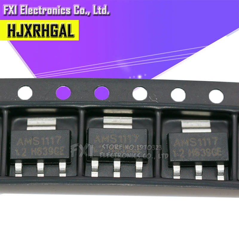 50 шт. AMS1117 серии AMS1117-3.3V AMS1117-ADJ AMS1117-1.8V AMS1117-1.2V AMS1117-5.0V AMS1117-2.5V AMS1117-3.3 AMS1117-5.0