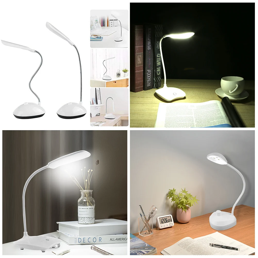 Foldable Mini LED Desks Table Lamp Kids Reading Study Night Light Bedroom Home Decoration Lamp Bright Lamp Dimmable Desk Lamps