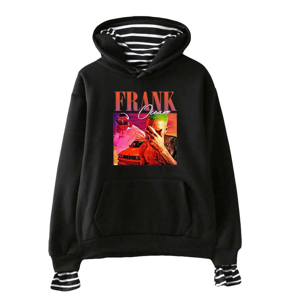 

Ocean Frank Hoodie Fake Two Piece Women's Hoodie Long Sleeve Sweatshirt Harajuku Streetwear Young Singer Fashion Clothes