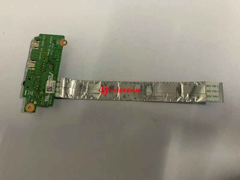 

Used Original For ASUS K56C K56CA K56CM USB Audio Board K56CM IO BOARD WORKS