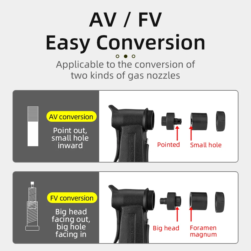 Насос велосипедный ROCKBROS 80 PSI с клапаном шрадера | Спорт и развлечения