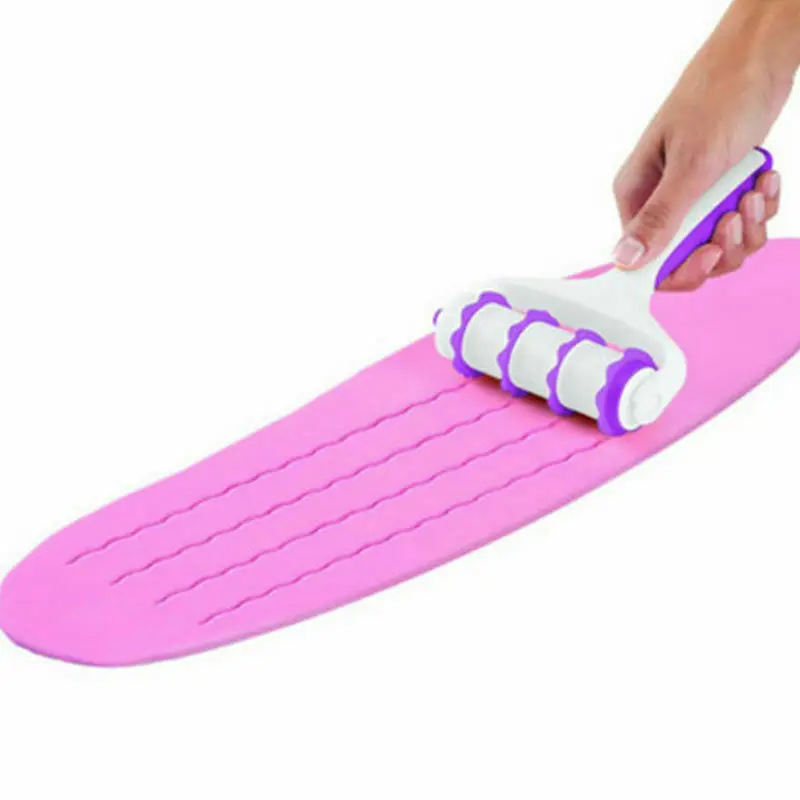 Plastic Fondant Strip Ribbon Cutter Sugarcraft Tool christmas Rolling Pin Embosser Roller Set Cake Decorating Tools | Дом и сад