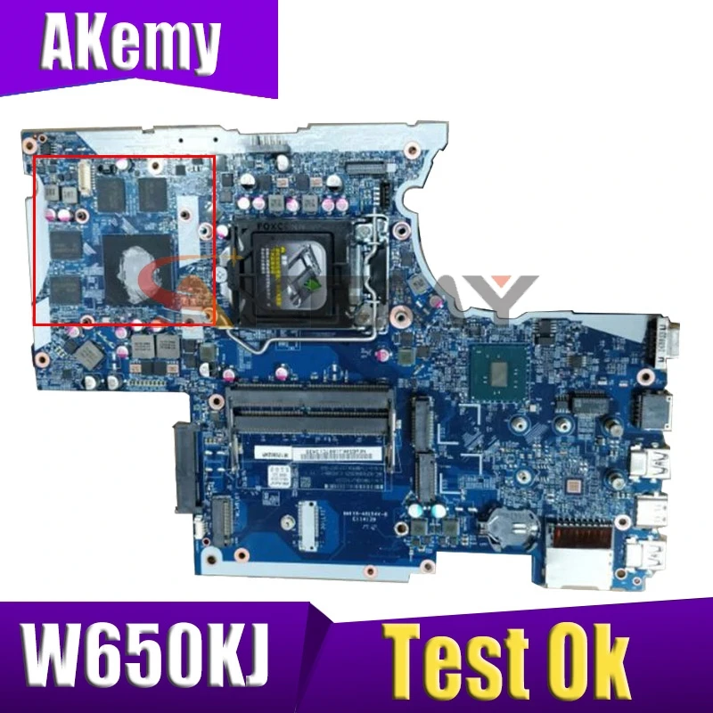 

Материнская плата Akemy для ноутбука CLEVO W650KJ W650DC, 6-71-W65K0-D02 6-71-W65K0-D01, материнская плата ноутбука 100%, протестированная работа