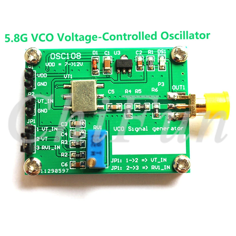 Дешевый радиочастотный микроволновый генератор VCO с контролируемым напряжением