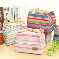 fashion portable oxford lunch bag storage food picnic lunch bags for women kids men organizer lunch box bag 35