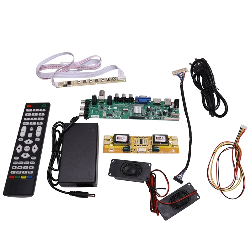 DS.D3663LUA.A81 DVB-T2/T/C Digital TV 15-32 Inch Universal LCD Controller Driver Board for 30Pin 2Ch 8-Bit(EU Plug) on. DS.D3663LUA.A81 Универсальная плата контроллера LCD-драйвера для цифрового телевизора DVB-T2/T/C 15-32 дюймов для 30-контактного 2-кана