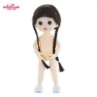 Маленькая голая кукла Adollya 13 с двойной оплеткой, 16 см, белая кожа, 112, BJD, детские куклы для девочек, голые куклы для тела, для детей
