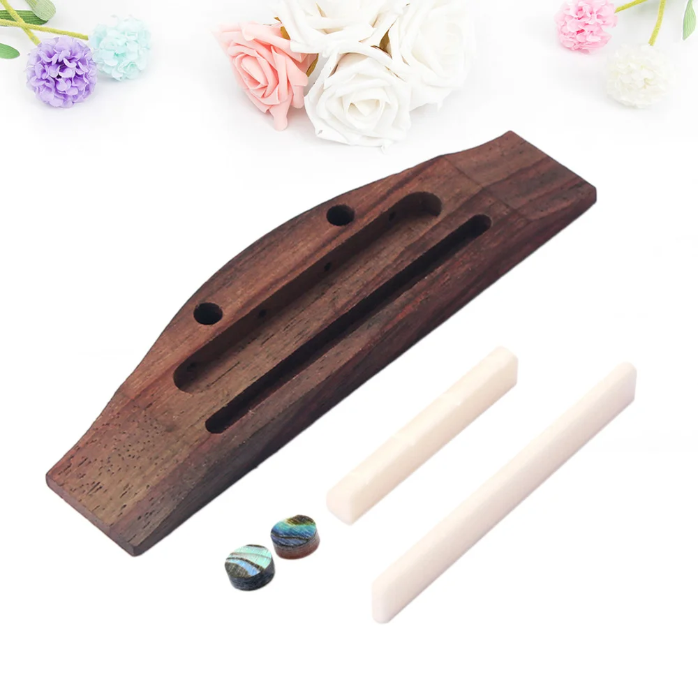 

1G21 Guitar Bridge Acoustic Guitar Bridge Saddle and Nut for Guitar Accessories