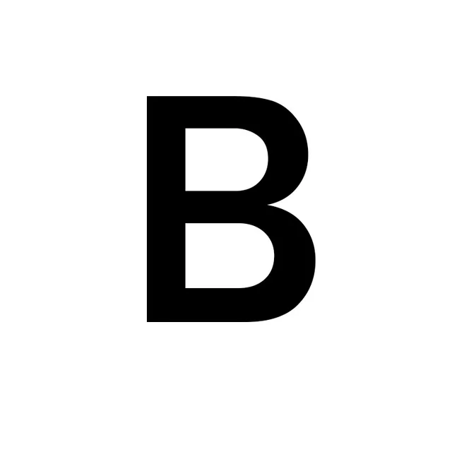 Унисекс, золото, серебро, цвет, A-Z, 26 букв, первоначальное имя, кольца для мужчин и женщин, геометрический сплав, креативные кольца на палец, ювелирные изделия - Цвет основного камня: B