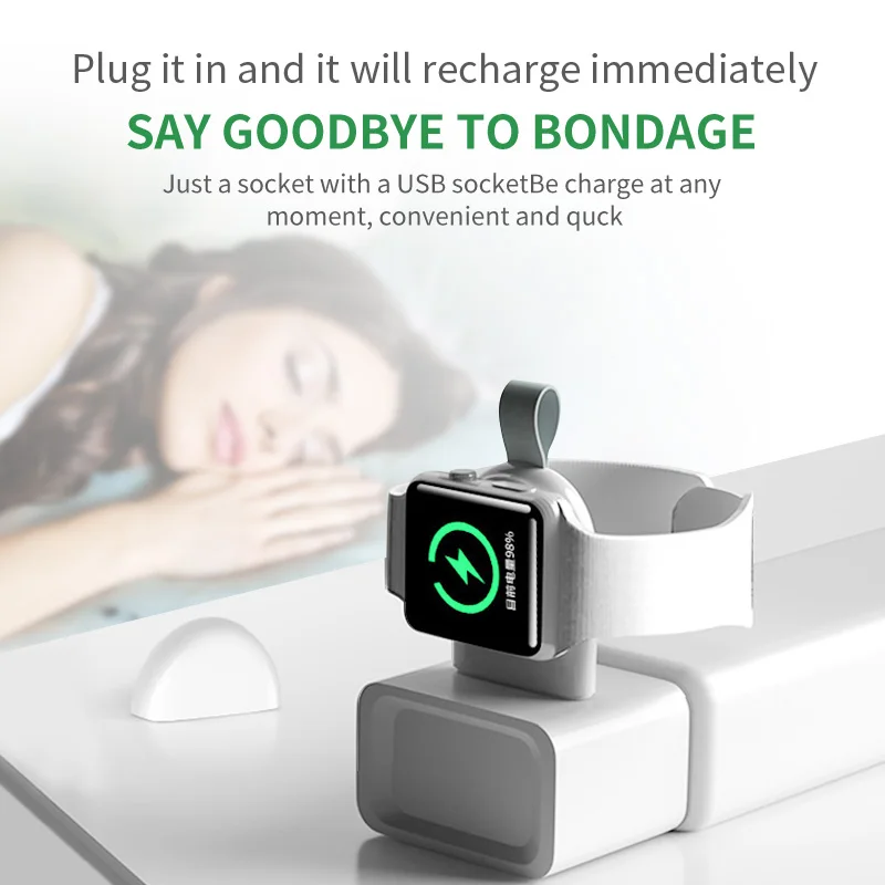 ANKNDO магнитное зарядное устройство для Iwatch беспроводное Apple Watch мини магнит USB