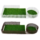 Миниатюрный забор для сада, сказочный забор, деревянная фигурка, украшение для кукольного домика, 35 см х 100 см, мини-забор