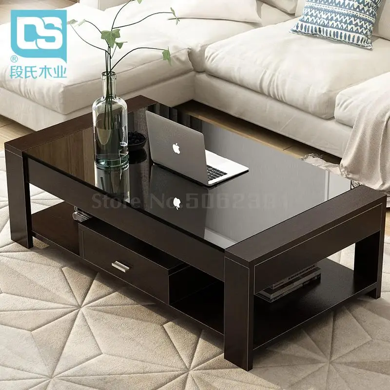 Чайный столик простой современный чайный из закаленного стекла для гостиной