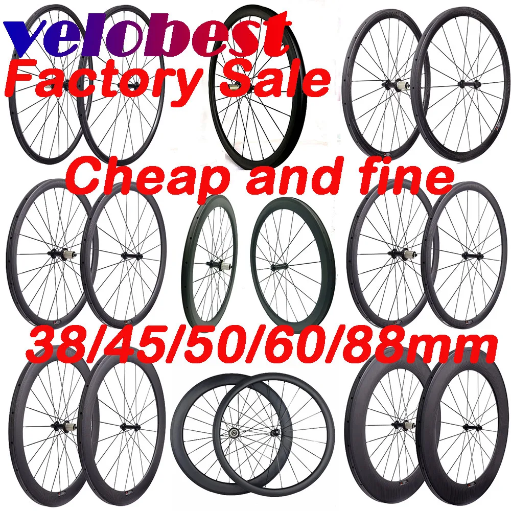 Velobest продажа R13 карбоновые колеса дешевые и тонкие дорожный велосипед