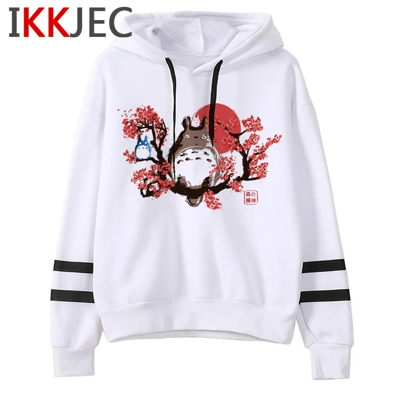 Totoro Studio Ghibli Harajuku Kawaii толстовки женские Ullzang Хаяо Миядзаки Забавный мультфильм толстовка 90s Графический милый с капюшоном Женский - Цвет: 2649