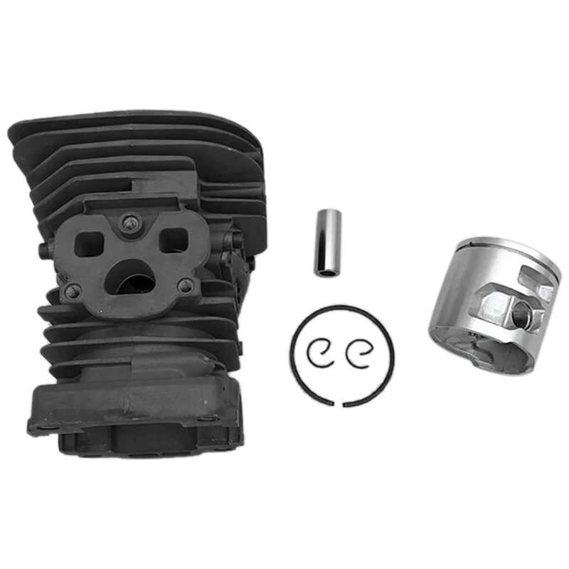 

Новинка для Husqvarna 455 460 головка цилиндра 47 мм поршневой комплект поршневое кольцо брошь разделенное пружинное кольцо