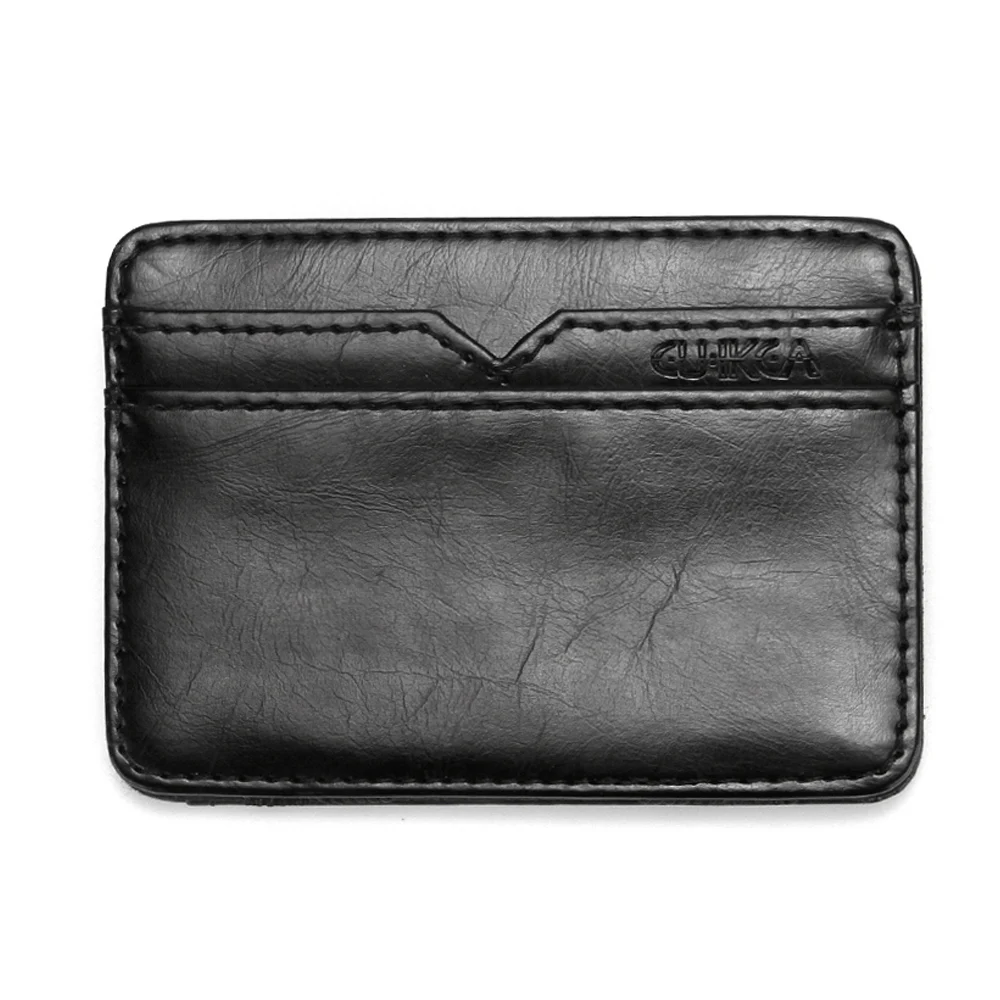 Кошелек CUIKCA Magic с резьбой унисекс волшебный кошелек на молнии для визиток