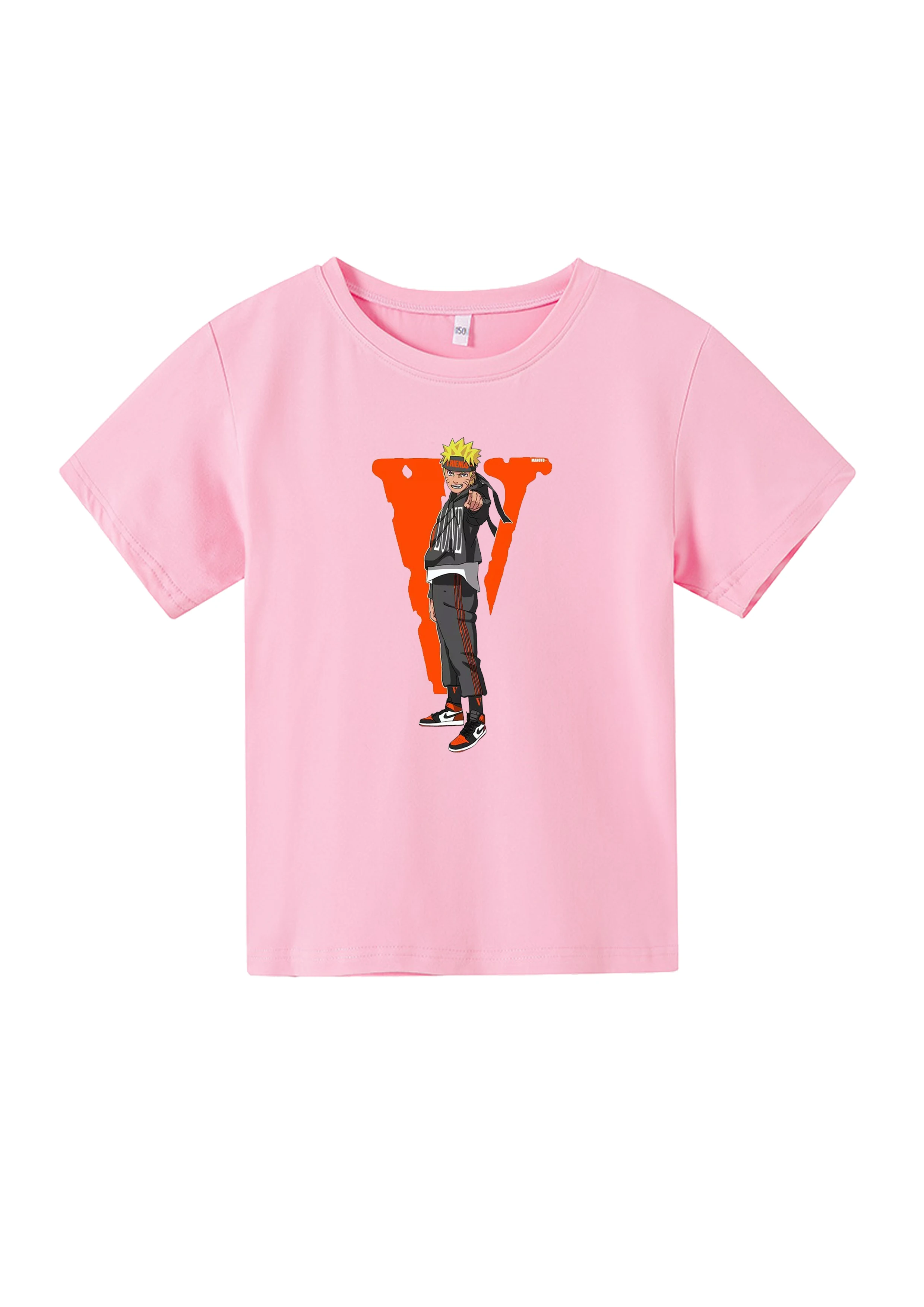 

Uzumaki T-shirts, short sleeve and pure cotton fashion Anime clothes, 2021 Summer Children's clothing, Tops for girls and boys