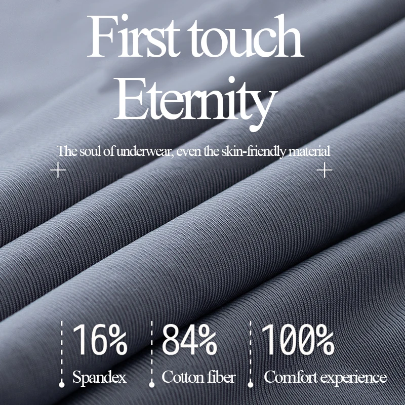 3pcs/Set Ice silk men's boxer one piece soft seamless briefs sexy breathable underwear